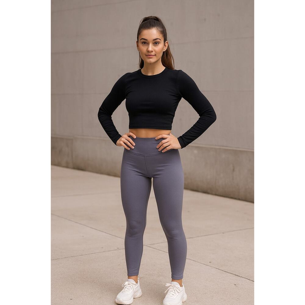 P'tula‎ Gray Ankle Leggings Size M